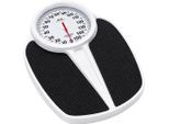 Personenwaage BISCHOF "Peso", schwarz (schwarz, weiß), B:32cm H:6,5cm T:43cm, Personenwaagen