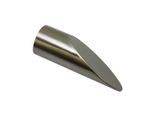 Gardinenstangen-Endstück GARDINIA "Elypse" Gr. 1, silber (edelstahlfarben), B:2cm, Gardinenstangenendstücke, Gardinenstangen-Endstück, Serie Einzelprogramm Chicago Ø 20 mm
