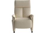 TV-Sessel SIT & MORE "Cremona Comfort Plus", beige (sand), B:87cm H:116cm T:89cm, 100% Polyester, Sessel, TV-Sessel, bis 200 Kg belastbar, mit Herz-Waage Funktion