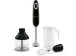 SMEG Stabmixer "HBF03", transparent (schwarz), B:6,5cm H:41,4cm T:6,5cm, Mixer, Stabmixer