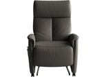 TV-Sessel SIT & MORE "Cremona Comfort", anthrazit, B:76cm H:114cm T:84cm, Sessel, TV-Sessel, wahlweise manuell oder elektrischer Funktion mit Akku