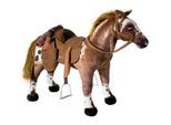 Stehpferd HEUNEC "Cowboy-Pferd stehend", braun (braun, weiß), Stehtiere, KinderH:80cm, Plüsch, Stehpferd, mit Sound, H:80cm