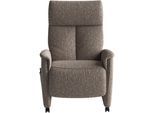 TV-Sessel SIT & MORE "Cremona Comfort Plus", braun (cappuccino), B:87cm H:112cm T:89cm, 100% Polyester, Sessel, TV-Sessel, bis 200 Kg belastbar, mit Herz-Waage Funktion