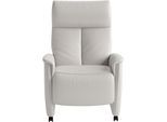 TV-Sessel SIT & MORE "Cremona Comfort", reinweiß, B:76cm H:114cm T:84cm, Sessel, TV-Sessel, wahlweise manuell oder elektrischer Funktion mit Akku