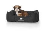Knuffelwuff Hundebett Finlay aus Nylongewebe schwarz M-L