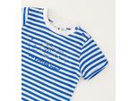 T-Shirt IDO "BABY BOY SUMMER T-SHIRT", Jungen, Gr. 6, royal, 100% Baumwolle, Shirts T-Shirt
