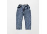 Bequeme Jeans SARABANDA "BABY BOY TROUSERS", Jungen, Gr. 4A, EURO-Größen, blau (marble stone), 98% Baumwolle, 2% Elasthan, Jeans