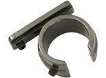 Verbinder GARDINIA "Ring-Adapter für Universalträger", grau (titansilberfarben), B:2cm L:4cm, Gardinenstangenhalterungen, Verbinder, Serie Einzelprogramm Chicago Ø 20 mm