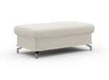 Hocker SIT & MORE "Cabrio, B: 133 cm", beige (linen), B:133cm H:48cm T:72cm, 100% Polyester, Hocker, Hocker, individuell zu kombinieren, Federkern