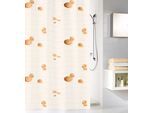 Duschvorhang KLEINE WOLKE "Miami", beige, B:180cm H:200cm, Polyester, Duschvorhänge, Duschvorhang