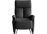 TV-Sessel SIT & MORE "Cremona Comfort", schwarz, B:76cm H:119cm T:84cm, Sessel, TV-Sessel, wahlweise manuell oder elektrischer Funktion mit Akku