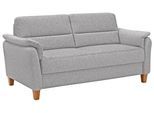 2,5-Sitzer HOME AFFAIRE "Palmera, B: 179 cm", silber, B:179cm H:89cm T:89cm, 100% Polyester;Struktur (100% Polyester);Luxus-Microfaser in Lederoptik (100% Polyester), Sofas, 2 5-Sitzer, mit Federkern