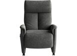 TV-Sessel SIT & MORE "Cremona Comfort Plus", dunkelgrau, B:87cm H:121cm T:89cm, 100% Polyester, Sessel, TV-Sessel, bis 200 Kg belastbar, mit Herz-Waage Funktion