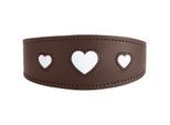 Hunter Windhundhalsband love braun XS-S