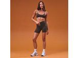 MP Damen Tempo Seamless Ruched Front Sport-BH - Kakao - L