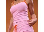 MP Frottee-Tank-Top für Damen mit Kontrast-Details – Cosmo Pink - XS