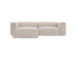 Graingold Ecksofa, Creme, Kunststoff, L-Form, Ottomane links,L-Form, 240x180 cm, Oeko-Tex®, Reach, Hergestellt in Europa, Handmade in Europe, Wohnzimmer, Sofas & Couches, Wohnlandschaften, Ecksofas