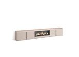 Skraut Home Lowboard,, Beige, Holzwerkstoff, Rechteckig,Rechteckig, 315x50x35 cm, Wohnzimmer, Wohnwände, Lowboards, Lowboards stehend