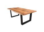riess-ambiente Couchtisch, Braun, Holz, Holz, Rechteckig, 120x45x60 cm, Wohnzimmer, Wohnzimmertische, Couchtische