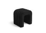 Drawer Polsterhocker, Schwarz, Textil, 41x42x35 cm, Wohnzimmer, Hocker