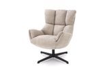Lookway Drehsessel, Beige, Textil, 72x87x79 cm, Wohnzimmer, Sessel, Polstersessel
