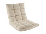 tectake Relaxsessel, Beige, Textil, 57x13.5x108 cm, Wohnzimmer, Sessel, Relaxsessel