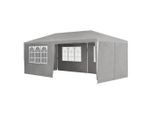 Juskys Partyzelt, Grau, Metall, 300x250x600 cm, Sonnen- & Sichtschutz, Pavillons & Pergolas