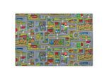 Snapstyle Kinder, Grau, Grün, Textil, 160x240 cm, Teppiche & Böden, Teppiche, Teppich Kinderzimmer