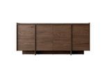 Mirjan24 Kommode, Braun, Holzwerkstoff, 3 Fächer, Rechteckig,Rechteckig, 200x90x38 cm, Wohnzimmer, Kommoden & Sideboards, Kommoden