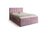 Bromarkt Boxbett, Rosa, Textil, H3, Höhe ca. 18 cm, 140x200 cm, Schlafzimmer, Betten, Boxspringbetten