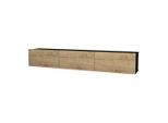 [en.casa] Tv-Element, Natur, Holzwerkstoff, 180x29.5x31 cm, Wohnzimmer, Wohnwände, Lowboards, Lowboards stehend