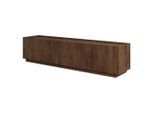 Mirjan24 Tv-Lowboard, Nussbaum, Holzwerkstoff, Rechteckig,Rechteckig, 170x37x40 cm, Wohnzimmer, Wohnwände, Lowboards, Lowboards stehend