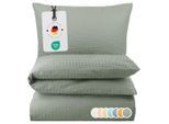 Carpe Sonno Seersucker-Bettwäsche, Grau, Textil, Uni, Füllung: Baumwollfüllung, Rechteckig, 135x200 cm, Oeko-Tex® Standard 100, Schlaftextilien, Bettwäsche, Bettwäsche