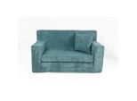 Fortisline Kindersofa, Türkis, Textil, Uni, Quadratisch, 83x47x43 cm, Oeko-Tex® Standard 100, Kinderzimmer & Jugendzimmer, Kindermöbel, Kindersitzmöbel & Kindertische, Kindersessel & Kindersofas