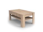 Vicco Couchtisch, Sonoma Eiche, Holzwerkstoff, 1 Fächer, 1 Schubladen, Rechteckig,Rechteckig, 92.2x48x65 cm, Wohnzimmer, Wohnzimmertische, Couchtische