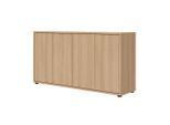 Mokebo Sideboard, Braun, Holzwerkstoff, 2 Fächer, 136x73x36 cm, Wohnzimmer, Kommoden & Sideboards, Sideboards