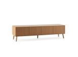 VS Venta-stock Tv-Element, Honigeiche, Holzwerkstoff, Rechteckig, 160x45x40 cm, Wohnzimmer, Wohnwände, Lowboards, Lowboards stehend