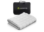 Juskys Gewichtsdecke, Weiß, Textil, 135x200 cm, Schlaftextilien, Bettdecken