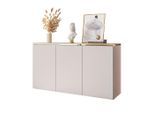 Lookway Kommode, Kaschmir, Holzwerkstoff, Uni, Rechteckig, 140x76x40 cm, Wohnzimmer, Kommoden & Sideboards, Kommoden