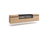 Skraut Home Lowboard, Eiche, Natur, Holzwerkstoff, Rechteckig,Rechteckig, 200x45x35 cm, Wohnzimmer, Wohnwände, Lowboards, Lowboards hängend
