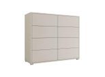 Mirjan24 Kommode, Kaschmir, Kunststoff, 8 Schubladen, Rechteckig, 120x93x41 cm, Wohnzimmer, Kommoden & Sideboards, Kommoden