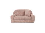 Fortisline Kindersofa, Altrosa, Textil, Uni, Rund, 78x45x104 cm, Oeko-Tex® Standard 100, Kinderzimmer & Jugendzimmer, Kindermöbel, Kindersitzmöbel & Kindertische, Kindersessel & Kindersofas