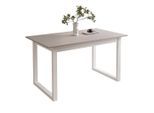 Lookway Esstisch, Beige, Metall, 8-Sitzer, Rechteckig,Rechteckig, 80x77x140 cm, Hergestellt in Europa, Esszimmer, Tische, Esstische