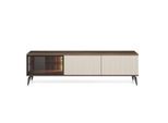 Bettso Tv-Schrank, Beige, Braun, Holzwerkstoff, 180x50x39 cm, Wohnzimmer, Wohnwände, Lowboards, Lowboards stehend