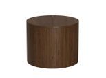 Vicco Couchtisch, Walnuss, Holzwerkstoff, 2-Sitzer, Rund, 48x38x48 cm, Wohnzimmer, Wohnzimmertische, Couchtische