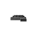 Kaiser Möbel Ecksofa, Dunkelgrau, Holz, L-Form, 237x150 cm, Wohnzimmer, Sofas & Couches, Wohnlandschaften, Ecksofas