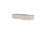 Masseno Konsolentisch, Kaschmir, Holzwerkstoff, 2 Schubladen, 90x16x35 cm, Wohnzimmer, Wohnzimmertische, Konsolentische