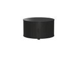 Vicco Couchtisch, Schwarz, Holzwerkstoff, Rund, 80x45x80 cm, Wohnzimmer, Wohnzimmertische, Couchtische
