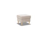 Fusshocker, Beige, Textil, 49x40x49 cm, Wohnzimmer, Hocker