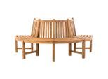 CLP Gartenbank, Teak, Holz, 200x90x100 cm, Gartenmöbel, Gartenbänke